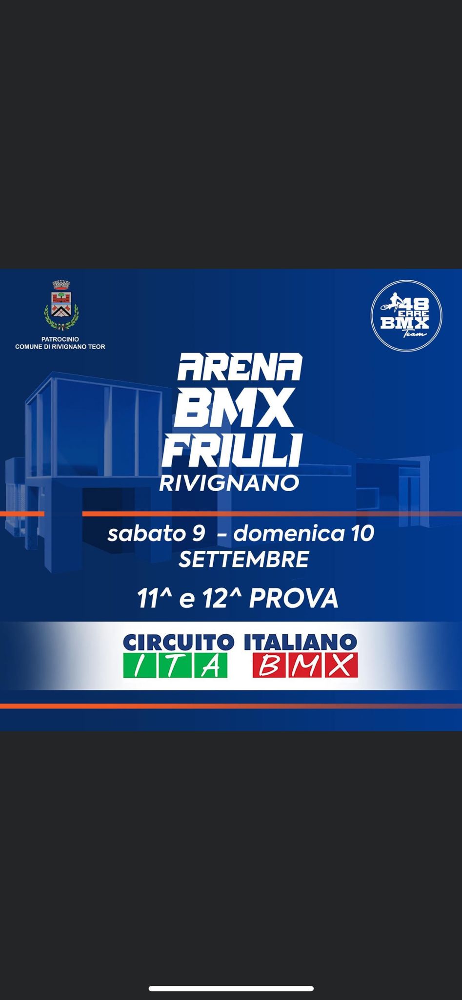 11&12 Prova Circuito Italiano Bmx  Rivignano 9/10 Settembre 2023